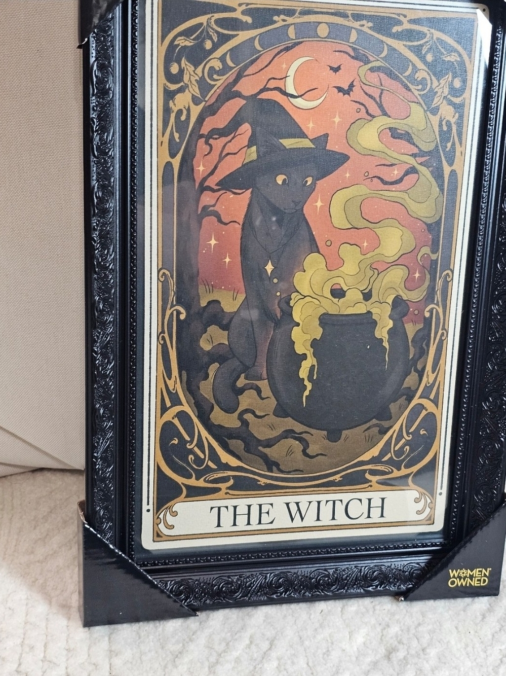 The Witch Framed Wall Art Sapna Shah The Witch Tarot Card Wall Art 18x12